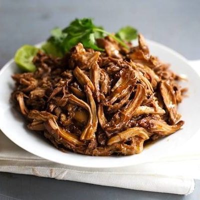 Honey Glazed Crockpot Chicken Adobo - simple pantry ingredients, hardly any hands-on time, 200 calories. | https://bio-research.site
