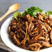 Honey Glazed Crockpot Chicken Adobo - simple pantry ingredients, hardly any hands-on time, 200 calories. | https://bio-research.site
