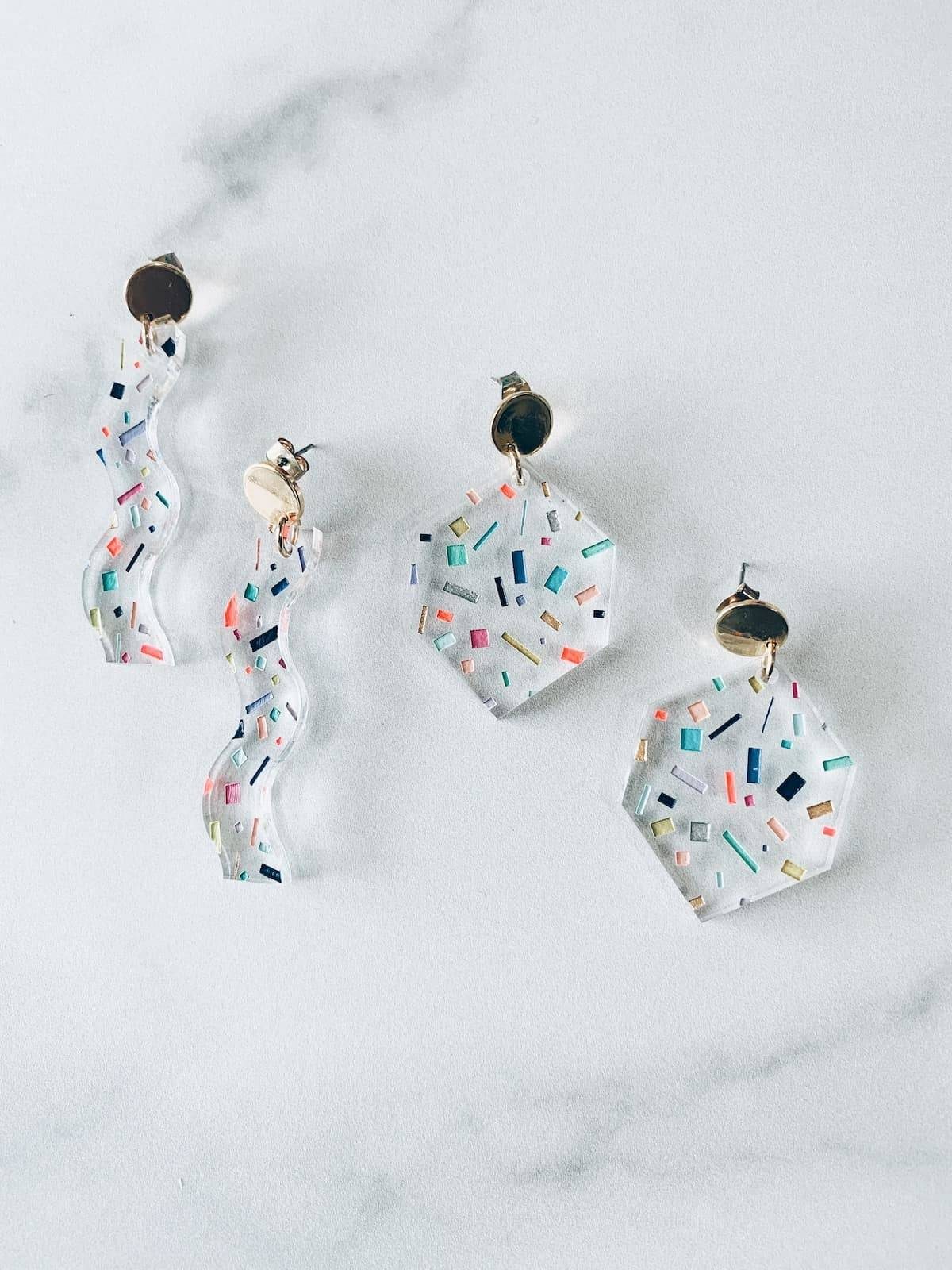 Image of acrylic earrings